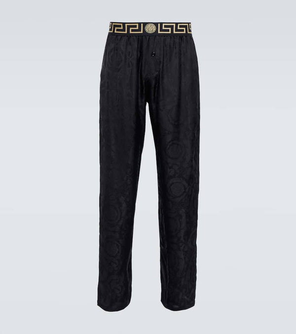 Versace Barocco silk twill pajama bottoms