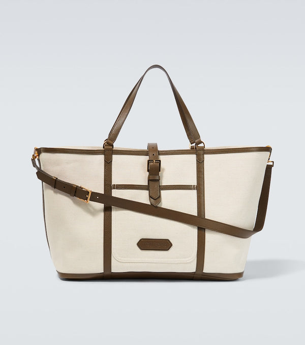 Tom Ford East West canvas tote bag