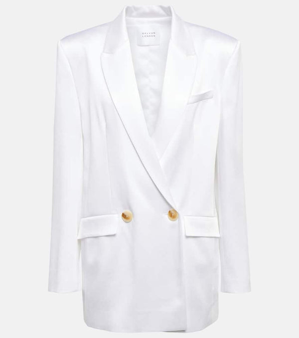 Galvan Bridal Boyfriend double-breasted blazer