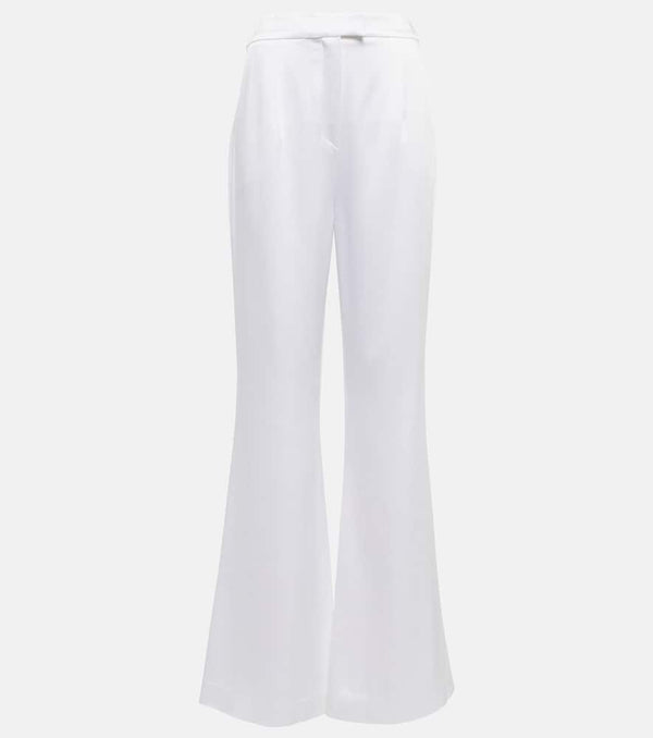 Galvan Bridal high-rise wide-leg pants