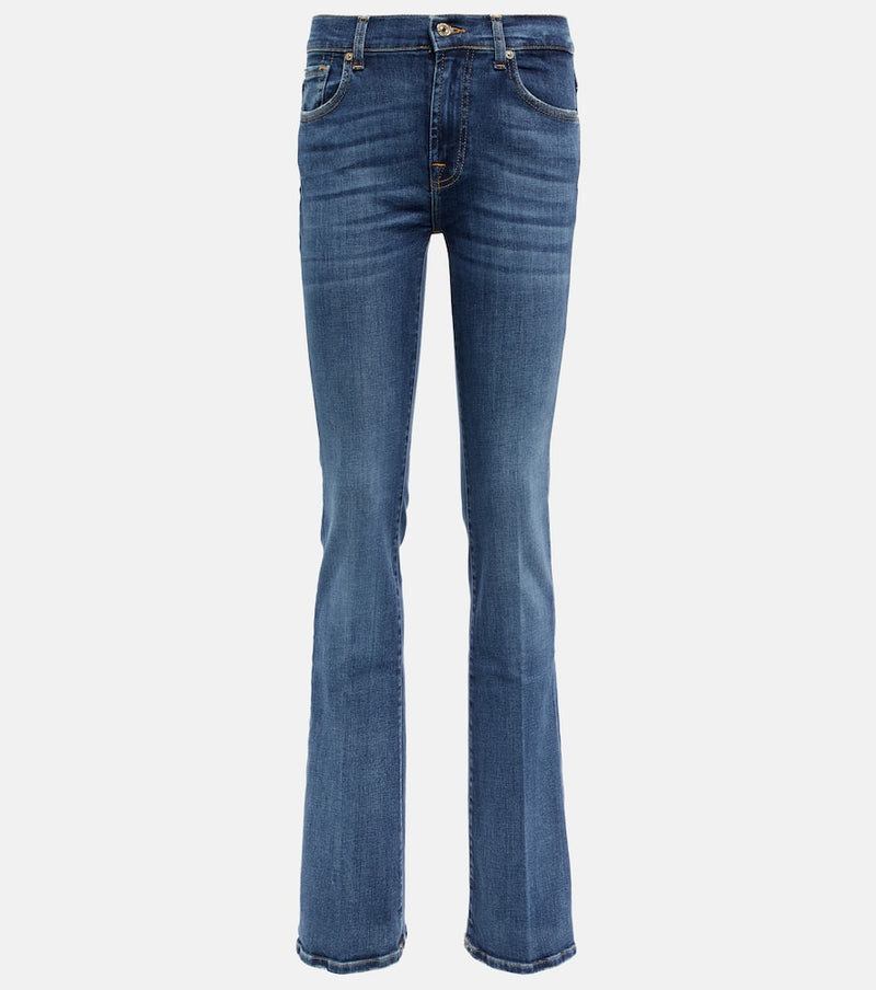 7 For All Mankind Mid-rise bootcut jeans