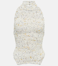 Christopher Esber Sleeveless cotton-blend sweater