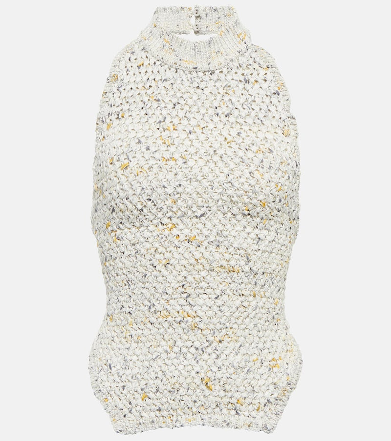 Christopher Esber Sleeveless cotton-blend sweater