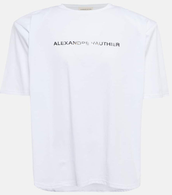 Alexandre Vauthier Logo cotton jersey T-shirt