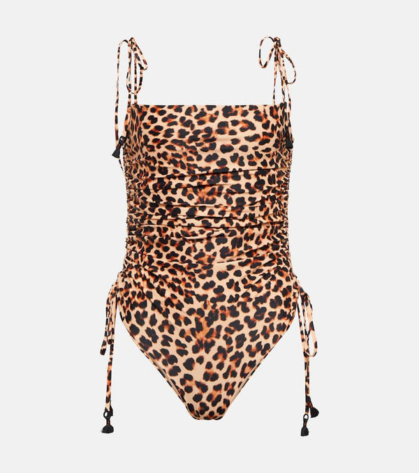 Johanna Ortiz Leopard-print one-piece swimsuit