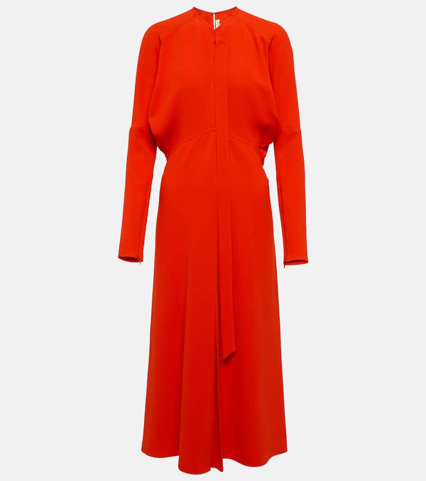 Victoria Beckham Cutout cady midi dress