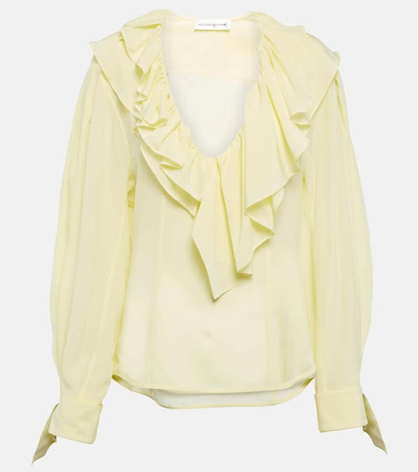 Victoria Beckham Silk crêpe de chine blouse