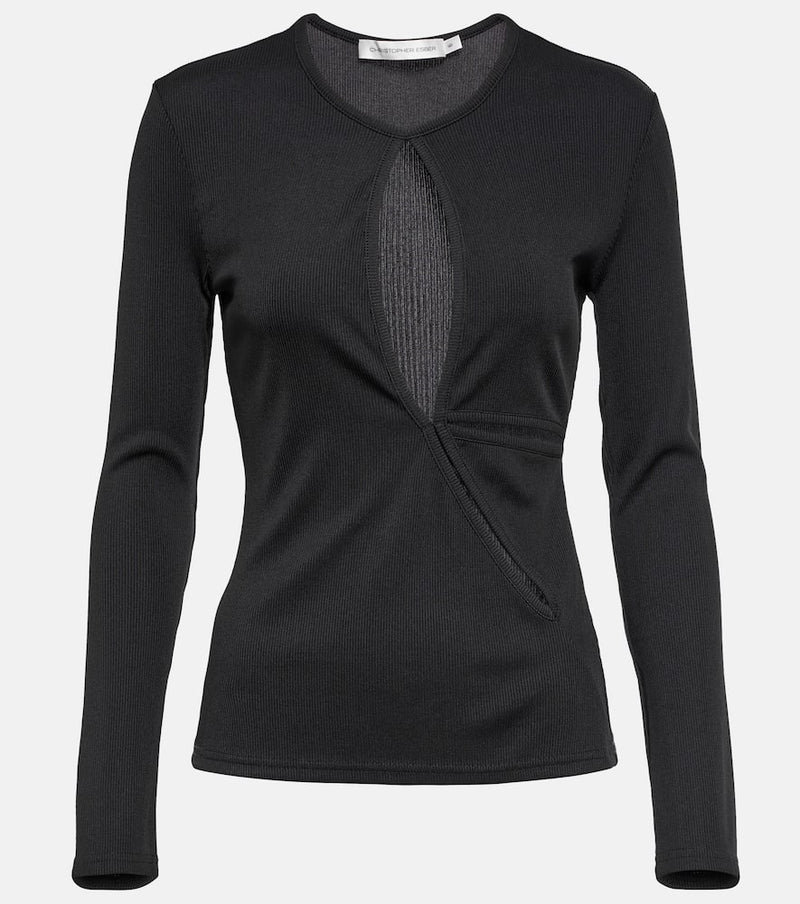 Christopher Esber Cutout top