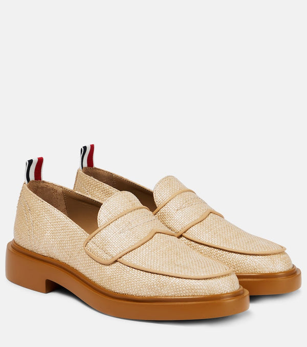 Thom Browne Raffia loafers