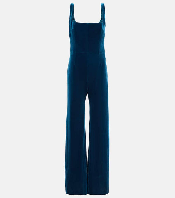 Galvan Vesper velvet jumpsuit