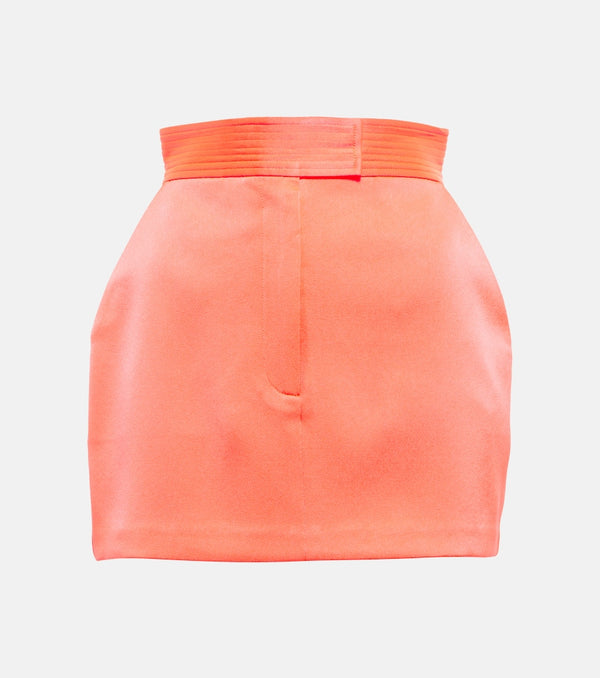 Alex Perry Lark satin crêpe miniskirt