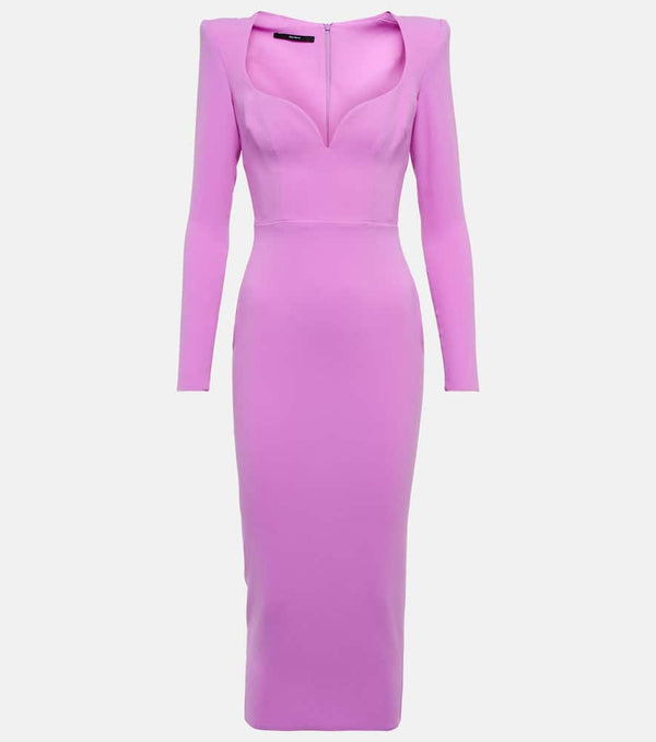 Alex Perry Maren crêpe midi dress