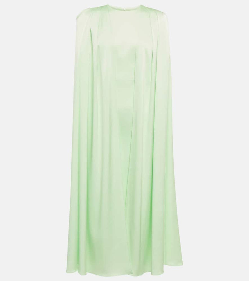 Alex Perry Beckett satin crepe midi dress