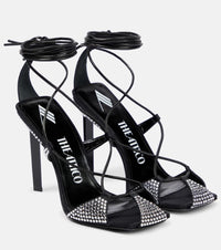 The Attico Adele embellished sandals