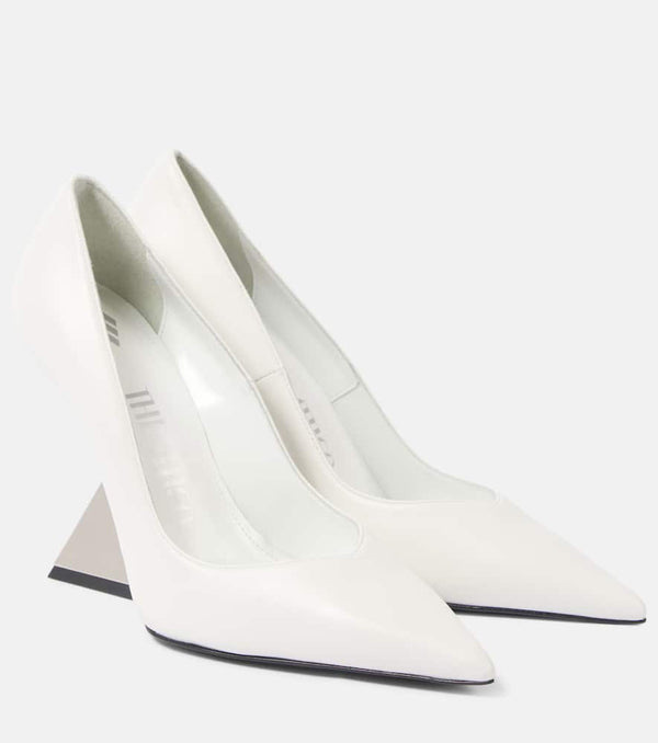 The Attico Cheope leather pumps