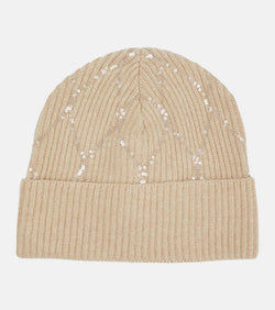 Brunello Cucinelli Embellished cashmere beanie