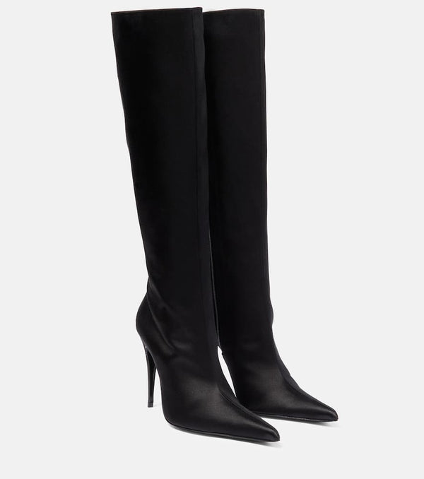 Magda Butrym Satin knee-high boots