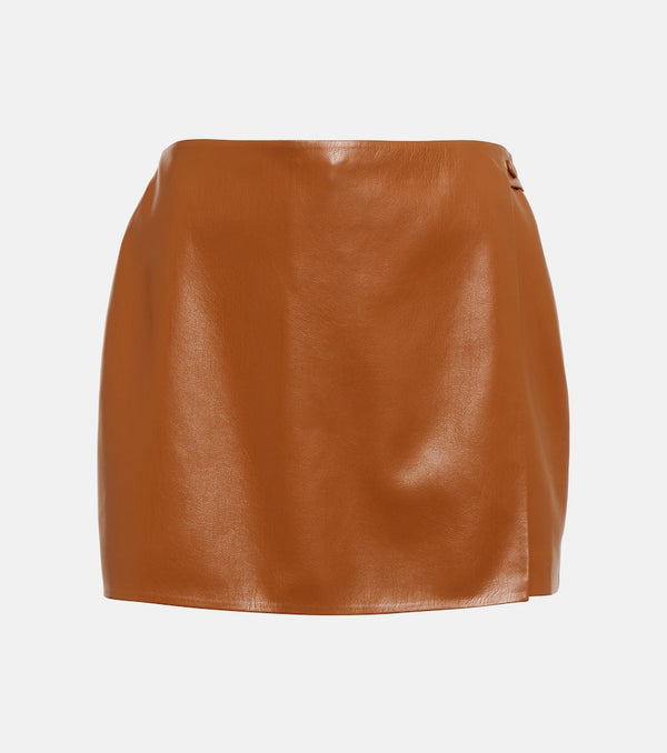 Nanushka Svena faux leather skort