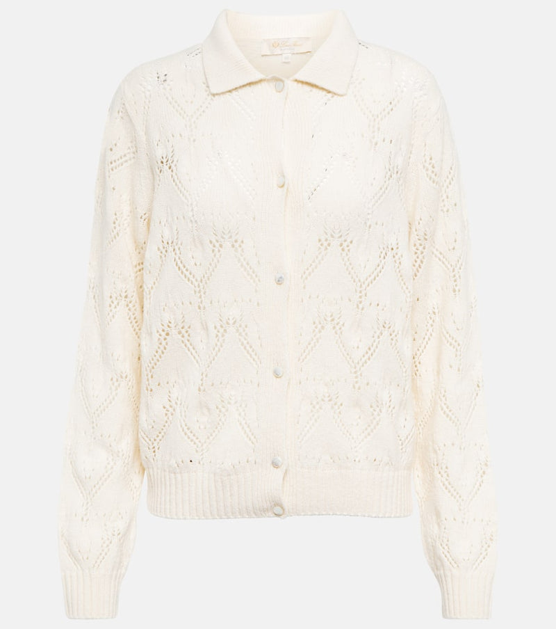 Loro Piana Cashmere and silk bouclé cardigan