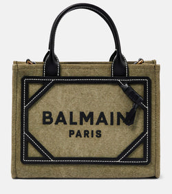 Balmain B-Army Small canvas tote bag