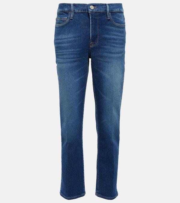 Frame Le Nouveau mid-rise straight jeans