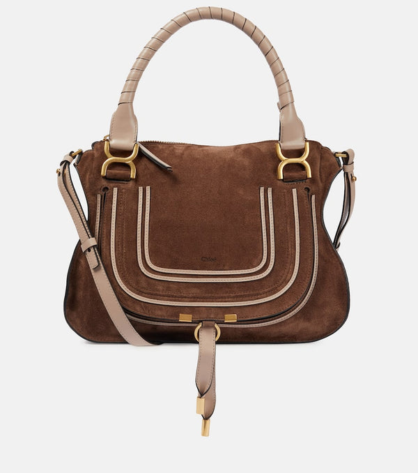 Chloé Marcie Medium suede tote bag