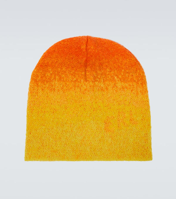 ERL Gradient mohair-blend beanie