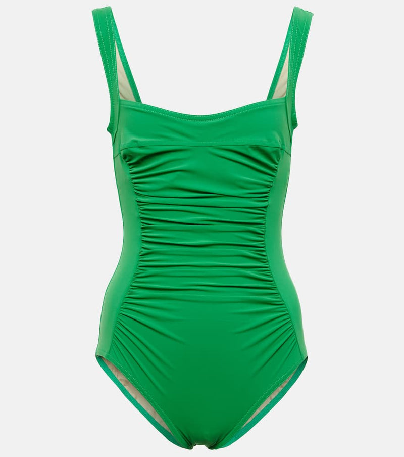 Karla Colletto Basics ruched swimsuit