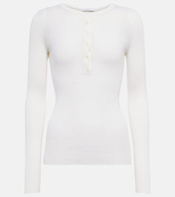 Gabriela Hearst Julian cashmere and silk top