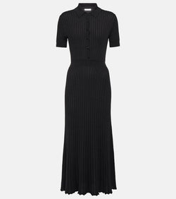 Gabriela Hearst Amor silk and cashmere midi dress