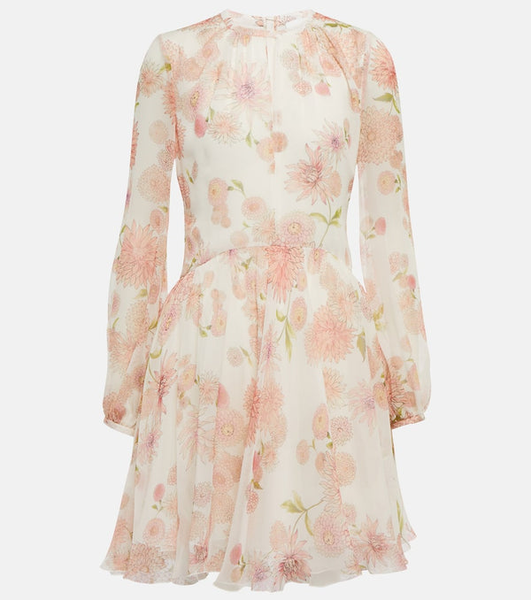 Giambattista Valli Silk georgette minidress