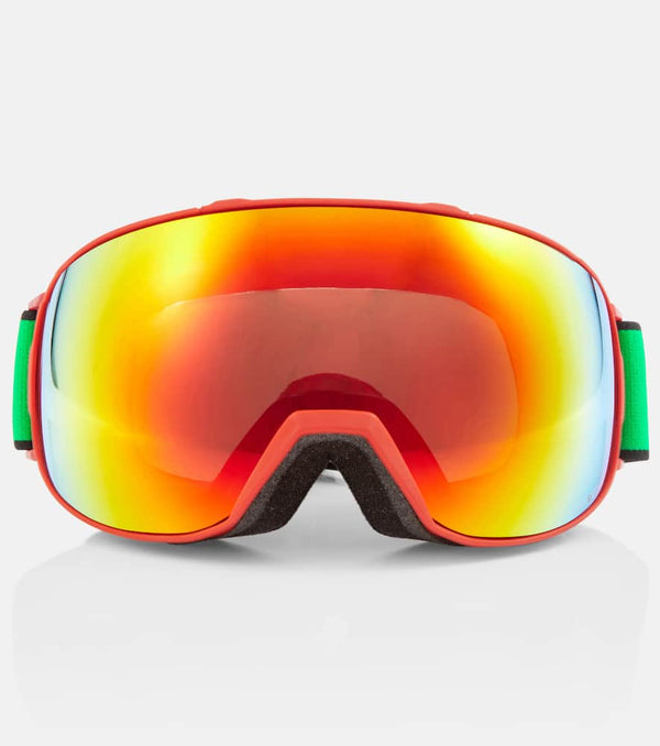 Bottega Veneta Logo mirrored ski goggles