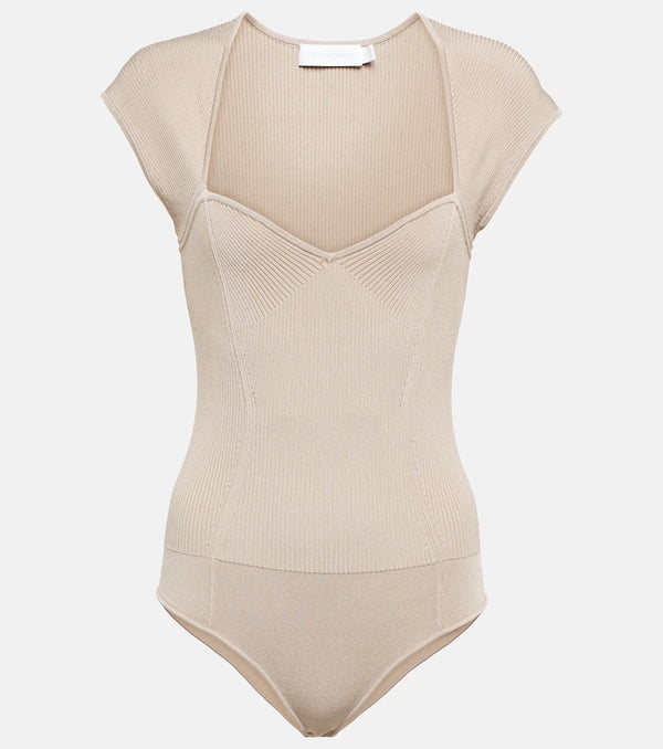 Simkhai Barbara ribbed-knit bodysuit