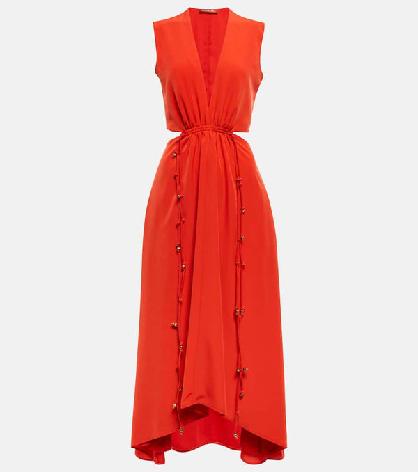 Altuzarra V-neck midi dress | LYBSTORE