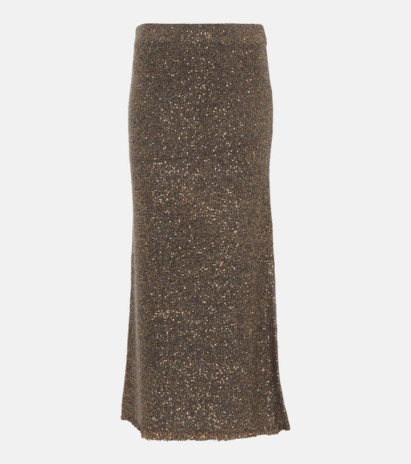 Altuzarra Dione sequin-embellished midi skirt