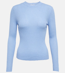 Vince Cashmere and silk ribbed sweater