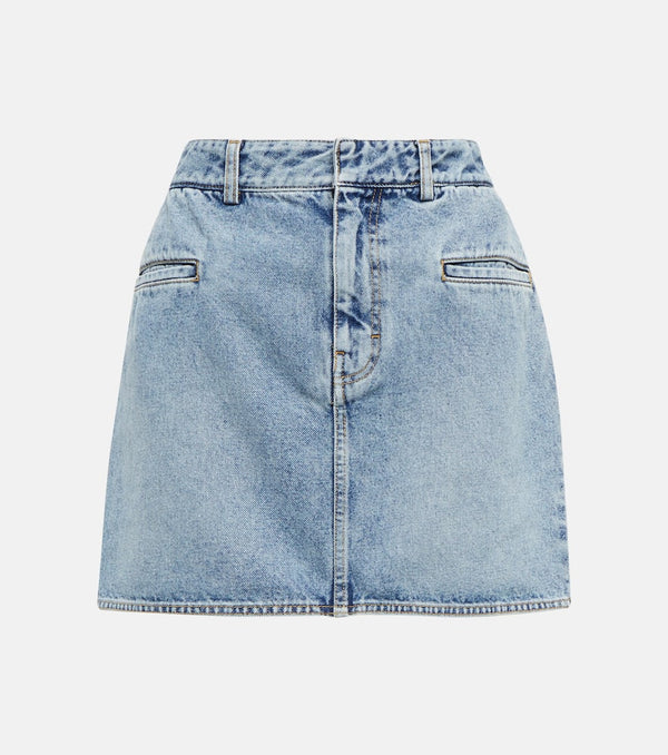 Petar Petrov Rex denim miniskirt