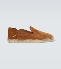Christian Louboutin Suede Espadrilles Brown