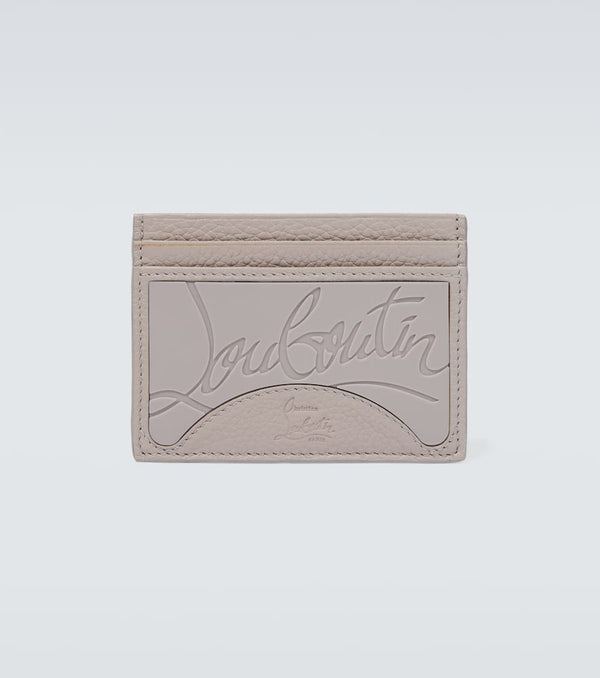 Christian Louboutin Kios embossed leather cardholder