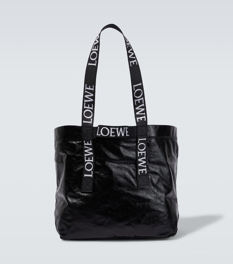 Loewe Fold Shopper leather tote bag