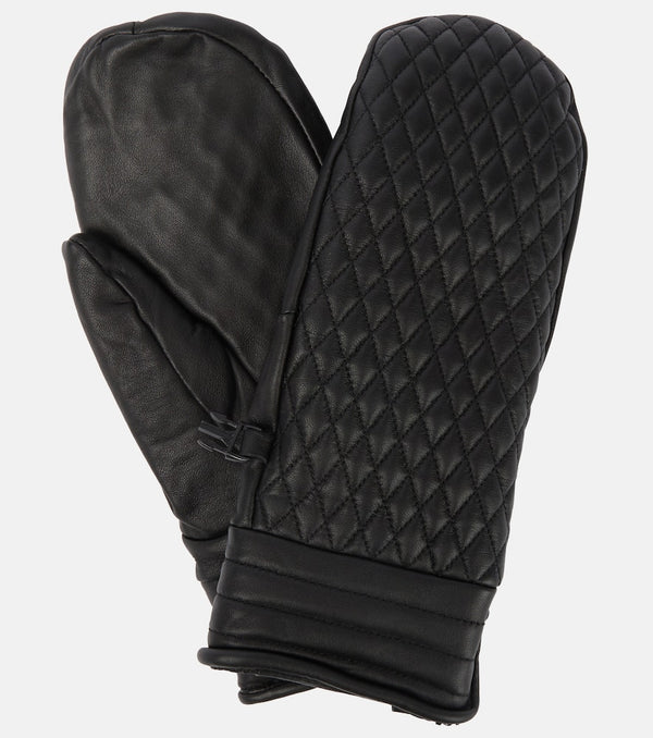 Fusalp Athena quilted leather mittens