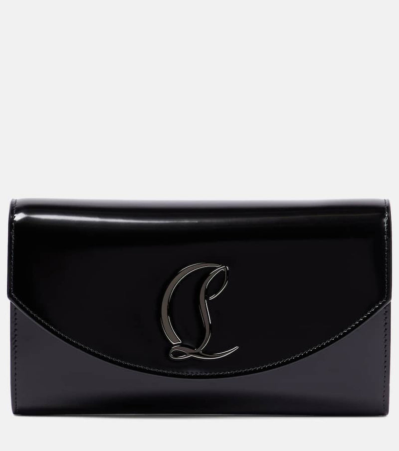 Christian Louboutin Loubi54 Leather Wallet On Chain Black