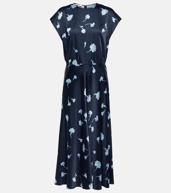 Vince Floral midi dress