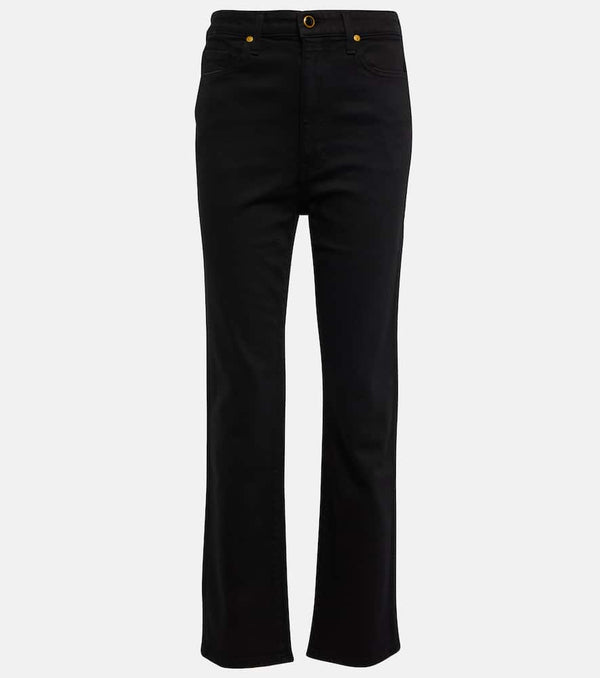 Khaite Abigail high-rise straight-leg jeans