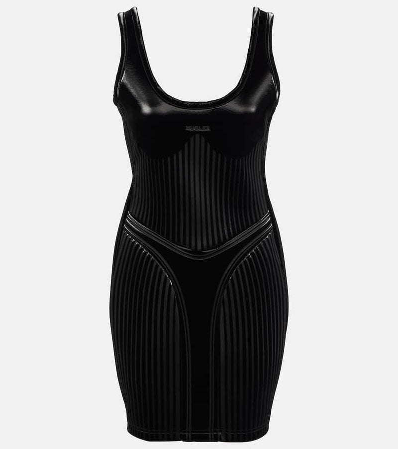 Mugler Embossed minidress