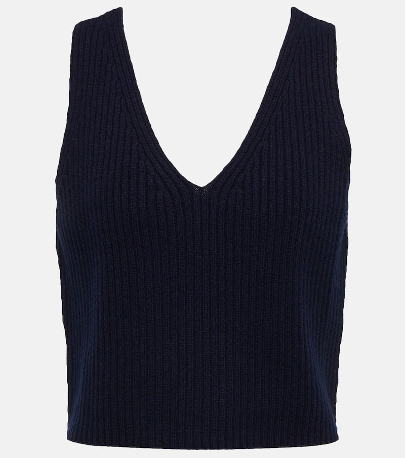 Eres V-neck wool and cashmere top