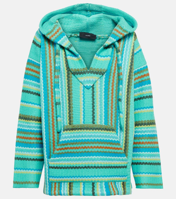 Alanui Baja striped virgin wool sweater