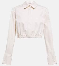 Max Mara Tevere cropped shirt