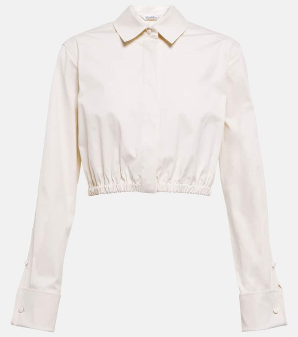 Max Mara Tevere cropped shirt