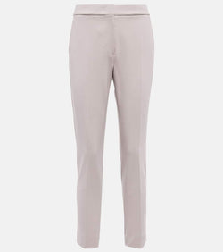 Max Mara Mid-rise straight jersey pants